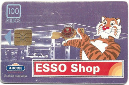 Phonecard - Esso Shop, N°1365 - Advertising