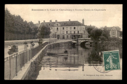 91 - ESSONNES - LE CANAL DE CHATEAUBOURG ET NOUVEAU CHEMIN DE CHANTEMERLE - Essonnes