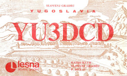 QSL Card Yugoslavia Amateur Radio Station YU3DCD 1983 YO3CD - Amateurfunk