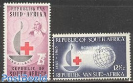 South Africa 1963 Red Cross Centenary 2v, Mint NH, Health - Red Cross - Unused Stamps