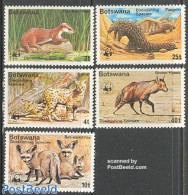 Botswana 1977 WWF, Endangered Animals 5v, Mint NH, Nature - Animals (others & Mixed) - World Wildlife Fund (WWF) - Botswana (1966-...)