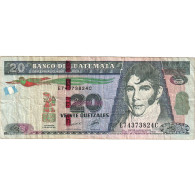 Billet, Guatemala, 20 Quetzales, 2011, 2011-05-11, TTB - Guatemala