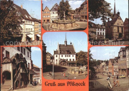 72263609 Poessneck Schuhgasse Marktbrunnen Markt Rathaus Poessneck - Pössneck