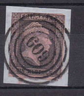 König Friedrich Wilhelm IV 1 Sgr. Auf Briefstück Mit Nummernstempel 609  - Other & Unclassified