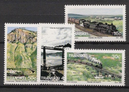 TRANSKEI - 1989 - N°YT.  230 à 233 - Trains - Neuf Luxe ** / MNH / Postfrisch - Transkei