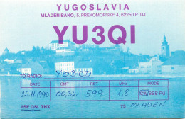 QSL Card Yugoslavia Amateur Radio Station YU3QI Y03CD Mladen - Radio Amatoriale