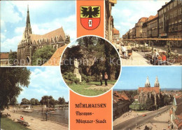 72262183 Muehlhausen Thueringen Marienkirche Thomas Muentzer Denkmal Steinweg Na - Mühlhausen