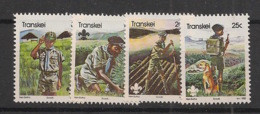 TRANSKEI - 1982 - N°YT. 103 à 106 - Scoutisme / Scouts - Neuf Luxe ** / MNH / Postfrisch - Transkei