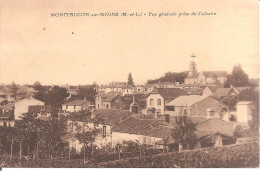 MONTFAUCON-SUR-MOINE (49) Vue Générale Prise Du Calvaire - Montfaucon