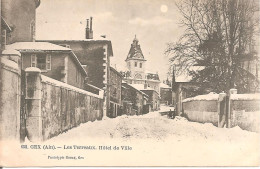 GEX (01) Les Terreaux - Hôtel De Ville En 1902 (Dos Non Divisé) - Gex