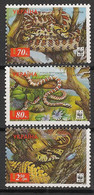 UKRAINE - 2002 - N°YT. 455 à 457 - Serpent / Snake / WWF - Neuf Luxe ** / MNH / Postfrisch - Ukraine