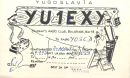 QSL Card Yugoslavia Amateur Radio Station YU1EXY Y03CD 1985 - Radio Amatoriale