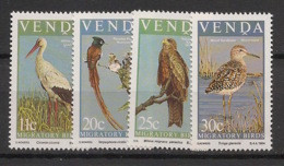 VENDA - 1984 - N°YT. 91 à 94 - Oiseaux / Birds - Neuf Luxe ** / MNH / Postfrisch - Venda