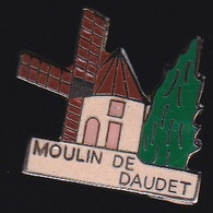 71196-Pin's. Moulin à Vent.Alphonse Daudet. écrivain Et Auteur Dramatique.Fontvielle - Berühmte Personen