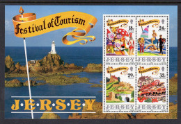 GB JERSEY - 1990 FESTIVAL OF TOURISM MS SG MS525 FINE MNH ** - Other & Unclassified