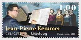 Luxembourg 2023 The 100th Anniversary Of Jean-Pierre Kemmer, Composer Stamp 1v MNH - Ungebraucht