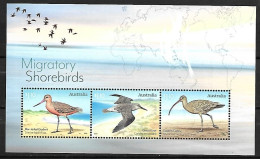 Australia - Block 2021 ** MNH : Migratory Shorebirds - Passereaux