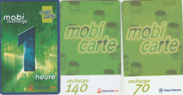 A26 - 3 MOBICARTES Pour 1 EURO - Unclassified