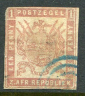 1870 Transvaal 1d Imperf Reprint Used - Unclassified