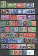 G879A-LOTE COLECCION SELLOS GRAN BRETAÑA EDUARDO VIII Y JORGE VI,SIN TASAR.INGLATERRA,REINO UNIDO.UK******************** - Used Stamps