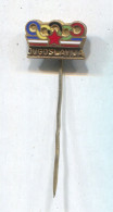 Olympic Games Olympiade - London 1948.  NOC Yugoslavia, Vintage Pin, Badge, Abzeichen, Enamel - Olympic Games
