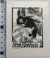 Exlibris Har Siekman. Écureuil. Ex-libris Har Siekman. Squirrel - Bookplates