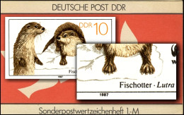 SMHD 31a Brieftauben 1987 Mit MICHEL-PLF 3107 I, Feld 30, ** - Postzegelboekjes