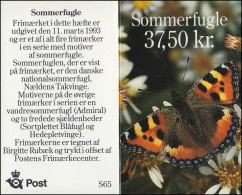 Dänemark Markenheftchen 1048 Schmettelinge - Kleiner Fuchs, ** - Libretti