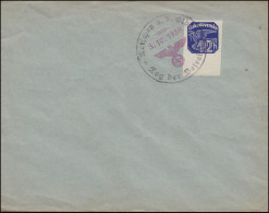 Blanko-Umschlag Zwei-Farben-O Tetschen An Der Elbe - Tag Der Befreiung 3.10.1938 - Sudetenland