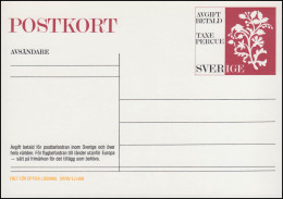 Schweden Postkarte P 105 Scherenschnitt 1981, ** Postfrisch - Postal Stationery