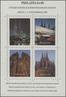APHV-Sonderdruck Briefmarkenmesse Philatelia Köln1989, Ansichten Kölner Dom - Private & Local Mails