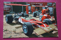 Lotus Ford. Montjuich 1969 - Old Postcard - Grand Prix / F1