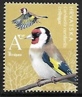 Croatia (Hrvatska) - MNH ** BIRDPEX 2022 :  European Goldfinch  -  Carduelis Carduelis - Zangvogels