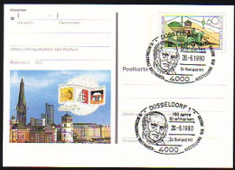 PSo 22 DÜSSELDORF 1990, ESSt Sir Rowland Hill 150 Jahre Briefmarken 20.6.90 - Cartes Postales - Neuves