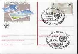 PSo 13 NAJUBRIA 1986, ESSt Villingen-Schwenningen Tag Der UNO 25.9.86 - Cartes Postales - Neuves