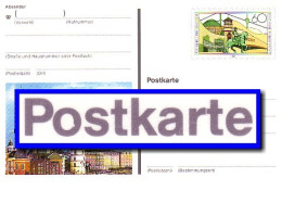 PSo 22 DÜSSELDORF 1990 Mit PLF: Kerbe Im "o" Von "Postkarte", ** / MNH - Postales - Nuevos