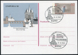 PSo 8 LYMPURGA 1983, ESSt Limburg Postmeilensäule 16.6.83 - Cartes Postales - Neuves