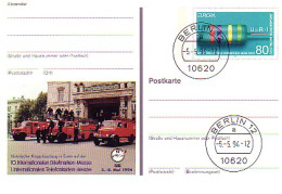 PSo 33 Briefmarken-Messe ESSEN Feuerwehr 1994, VS-O Berlin 05.05.1994 - Cartes Postales - Neuves