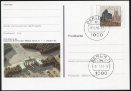 PSo 28 Briefmarken-Messe PHILATELIA Berlin 1992, VS-O Berlin 09.10.1992 - Postkarten - Ungebraucht