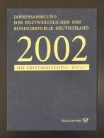 Jahressammlung Bund 2002 Mit Ersttagssonderstempel - Jahressammlungen