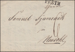 Ungarn Vorphilatelie Handgeschr. Rechnung Von PESTH 15.11.1846 Nach NEUSOHL - ...-1867 Voorfilatelie