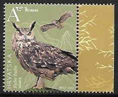 Croatia (Hrvatska) - MNH ** BIRDPEX 2022 :    Eurasian Eagle-Owl  -  Bubo Bubo - Hiboux & Chouettes