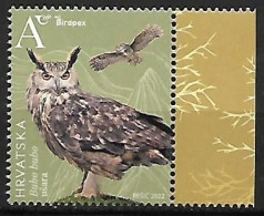 Croatia (Hrvatska) - MNH ** BIRDPEX 2022 :    Eurasian Eagle-Owl  -  Bubo Bubo - Eulenvögel