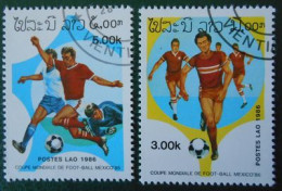 23 Laos Coupe Du Monde De Footbal Mexico 1986 - 1986 – México