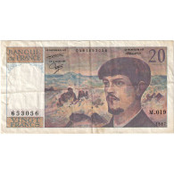 France, 20 Francs, Debussy, 1987, M.019, TTB, Fayette:66.08, KM:151b - 20 F 1980-1997 ''Debussy''