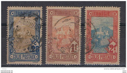 TUNISIA:  1906  PER  COLLI  POSTALI  -  3  VAL. US. -  YV/TELL. 4//9 - Autres & Non Classés