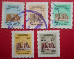 83 Jordanie Monument 5 Timbres - Other & Unclassified