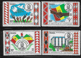 Rwanda 1982 20th Anniversary Of Independence Flag MNH - Nuevos