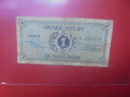 BELGIQUE 1 Franc 1946 Circuler (B.33) - 1-2 Francos