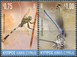 Cyprus 2023. Dragonflies (MNH OG) Set Of 2 Stamps - Nuovi